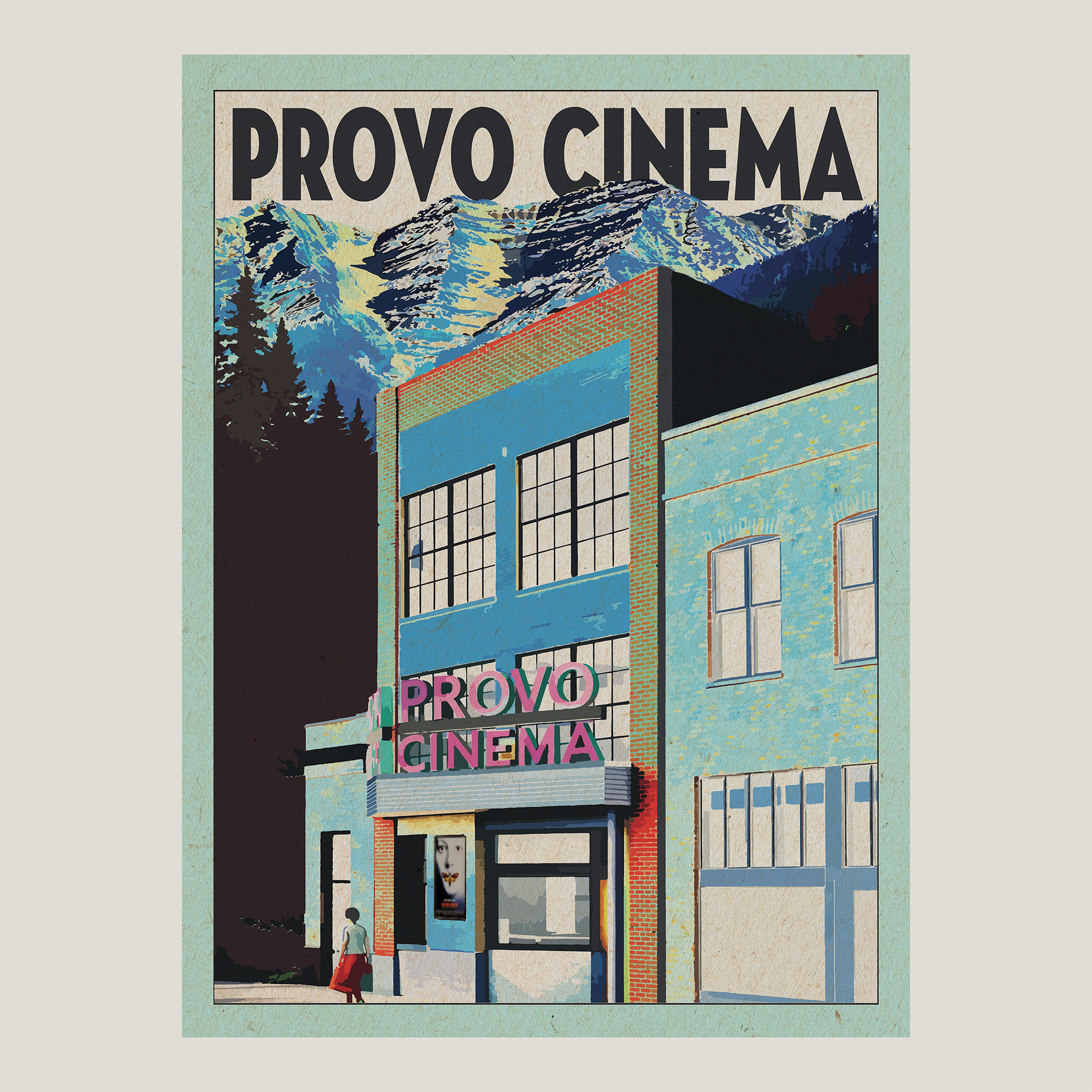 Poster idea to promote an art house movie cinema