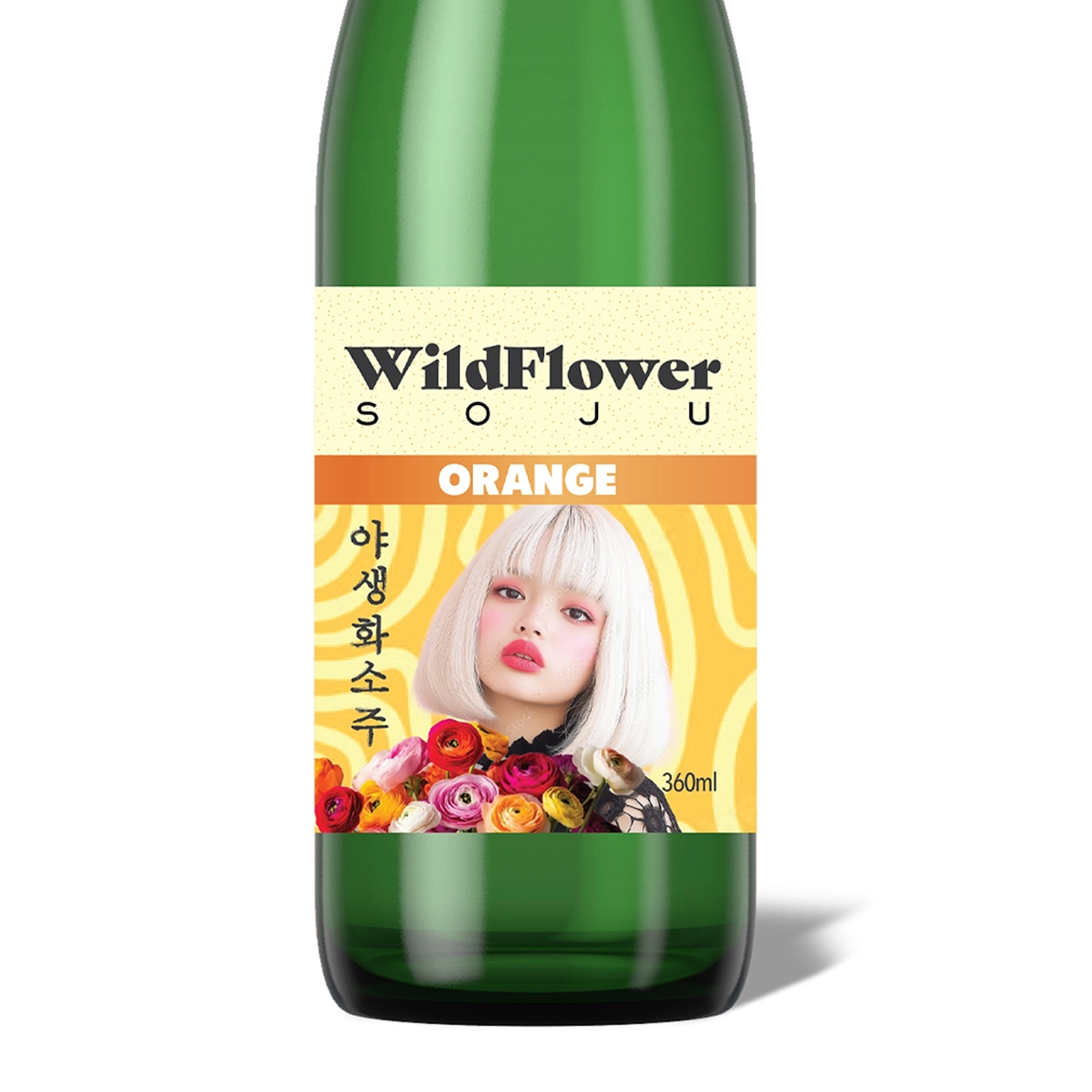 Label concept for soju